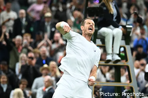 Andy Murray en Wimbledon 2023.