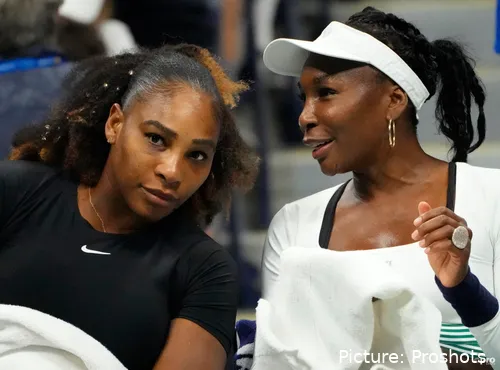 Serena y Venus Williams en el US Open