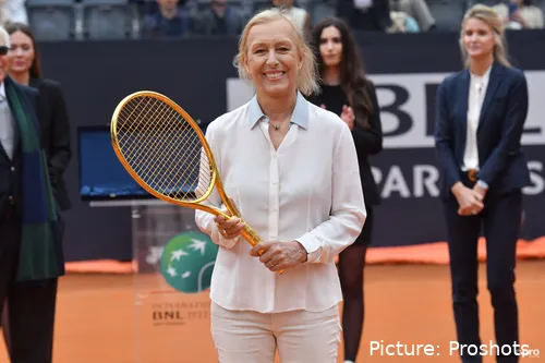 Martina Navrátilová at event