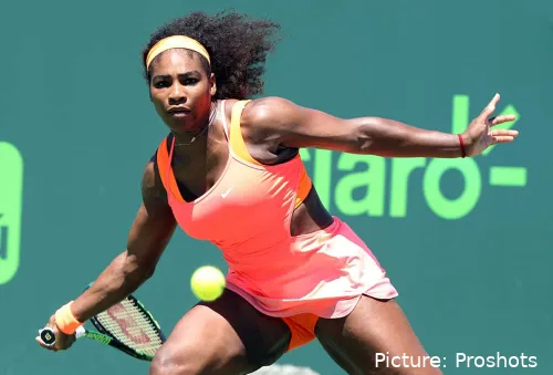 Serena Williams bei den French Open 2015.