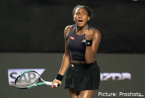 Coco Gauff en las Finales WTA 2023.