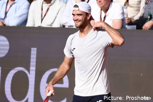 Tomas Machac durante la final