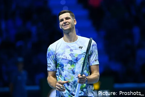 Hubert Hurkacz en las ATP Finals 2023