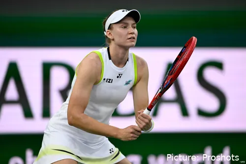 Elena Rybakina beim Indian Wells-Match 2026