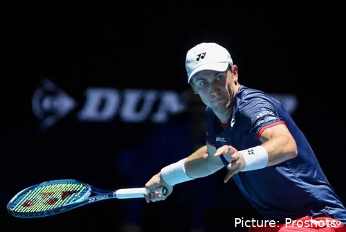 Casper Ruud en acción