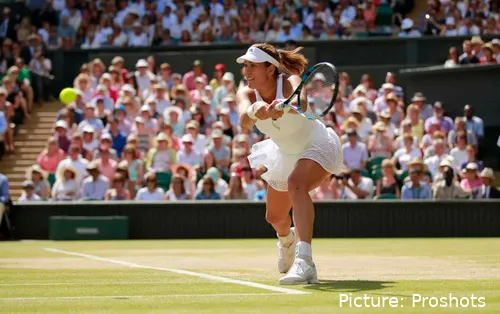 Muguruza won her second Grand Slam title at 2017 Wimbledon.