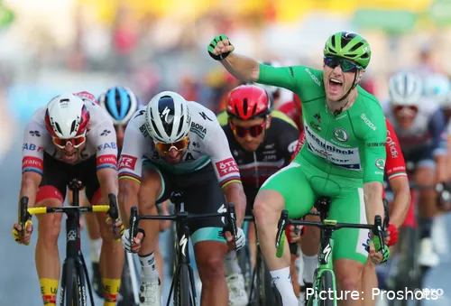 Sam Bennett secured the green jersey at the Tour de France 2020