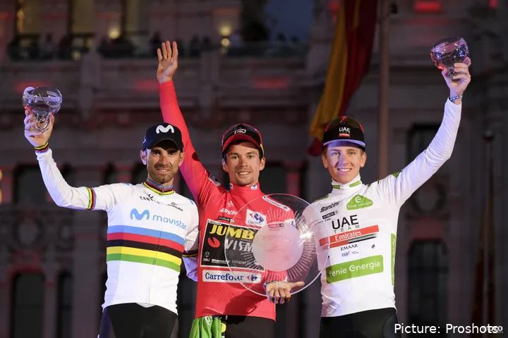 A primeira Vuelta ganha por Primož Roglič foi em 2019