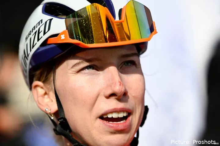Lorena Wiebes at the 2025 Beking Criterium in Monaco