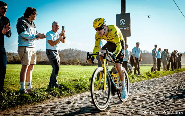 Per Strand Hagenes during the 2026 GP de Denain
