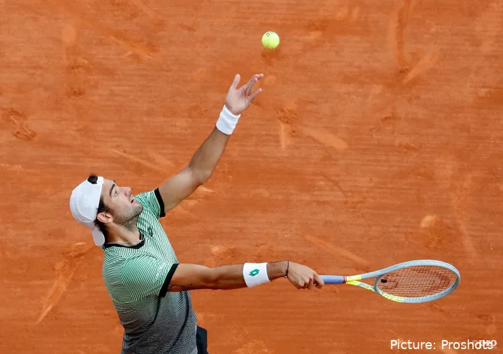 Matteo Berrettini en el Masters de Montecarlo 2021.