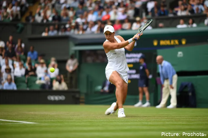 Ash Barty at 2021 Wimbledon.