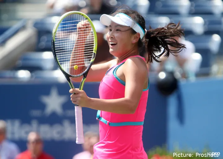Peng Shuai at the 2020 Australian Open, was her last appearance in a Grand Slam main draw.