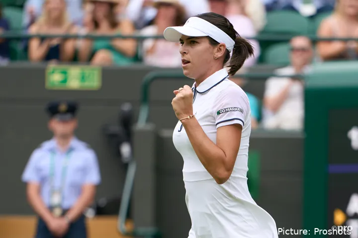 Ajla Tomljanovic in Wimbledon