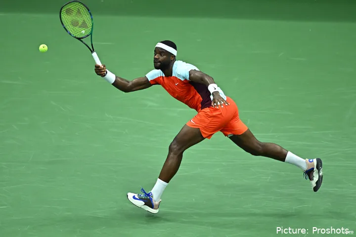 Frances Tiafoe reached the semi-finals at the 2022 US Open, but lost to Alcaraz.