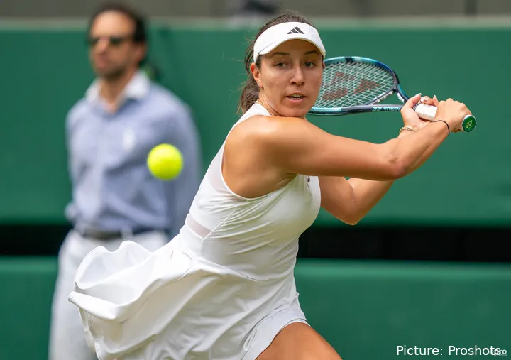 Pegula at 2023 Wimbledon.