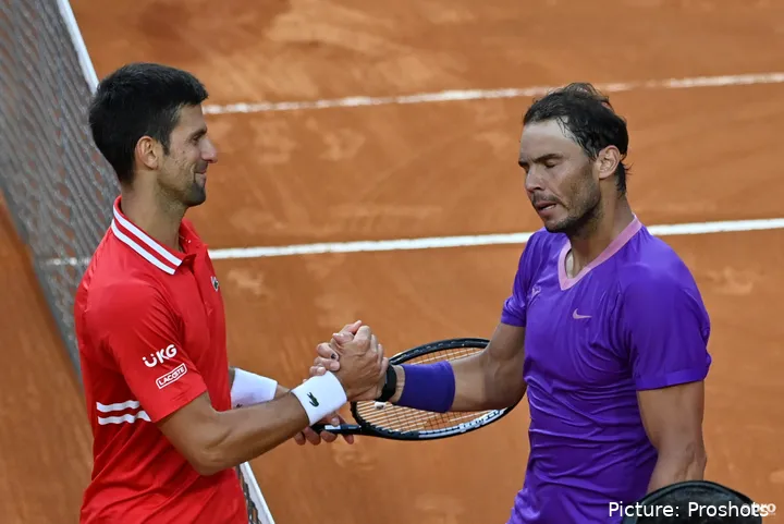 Djokovic, la mayor amenaza al reinado de Nadal sobre arcilla.