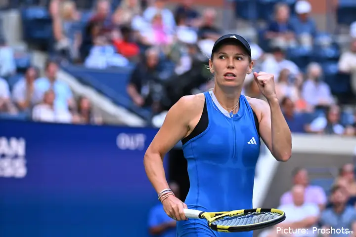 Caroline Wozniacki at 2024 US Open.