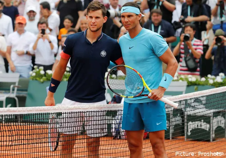 Dominic Thiem jugó la final de Roland Garros 2018 contra Rafael Nadal.