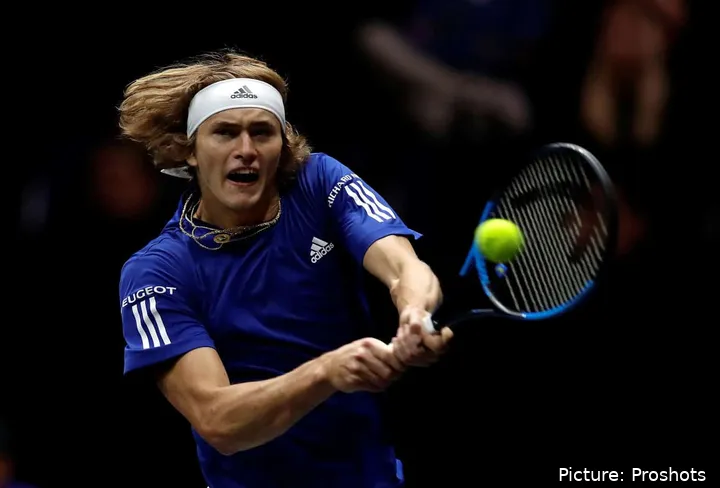 Alexander Zverev regresará a la Laver Cup por primera vez en varios años. En la foto de 2017.