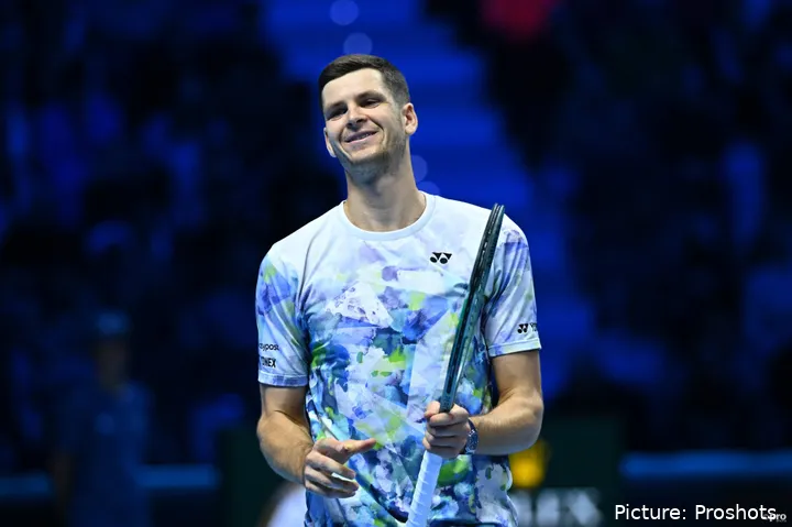 Hubert Hurkacz en las ATP Finals 2023