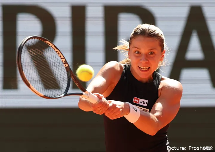 Maja Chwalinska -Pologne at Roland Garros