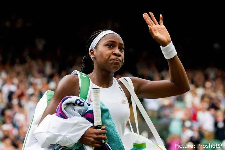 Coco Gauff at Wimbledon 2019.