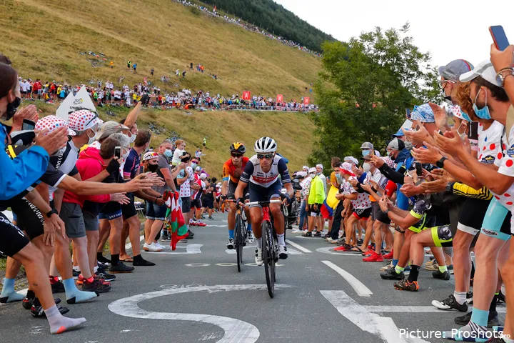 Richie Porte eindigt op het podium van de Tour de France 2020. @Sirotti