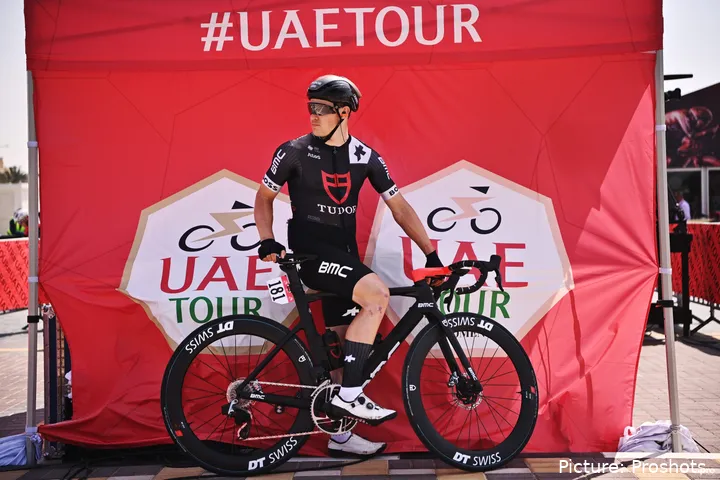 Arvid De Kleijn in de UAE Tour