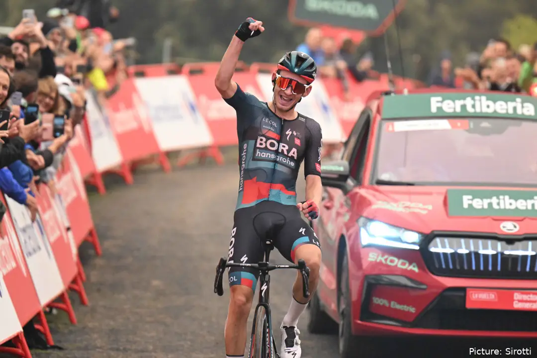 Lennard Kämna, ganador de la etapa 9 de la Vuelta a España 2023