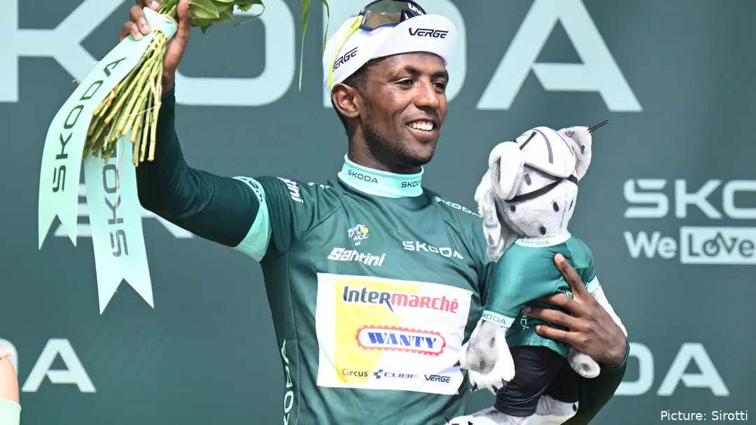 Biniam Girmay fue uno de los mejores jinetes de 2024