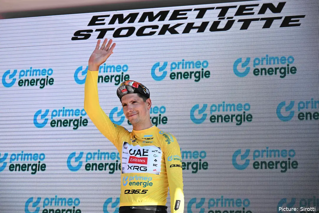 Joao Almeida, ganador de la Vuelta a Suiza 2025.