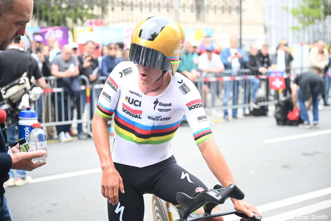 Remco Evenepoel, candidato a ganar la crono de Dauphiné