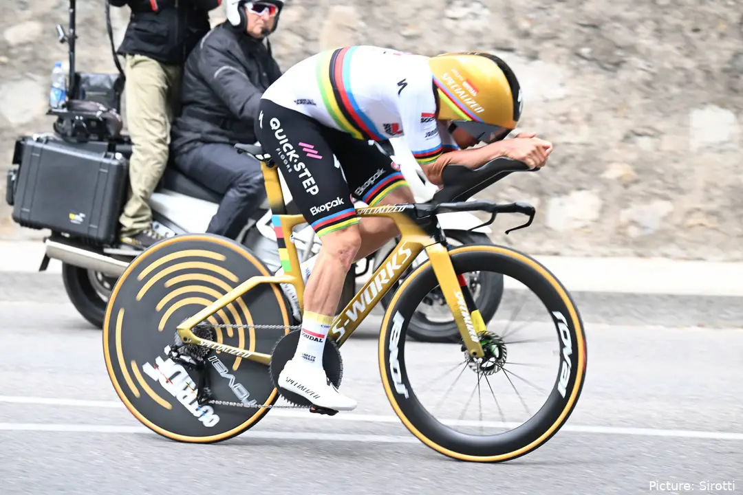 Remco Evenepoel, nuevo líder de Dauphiné.&nbsp;