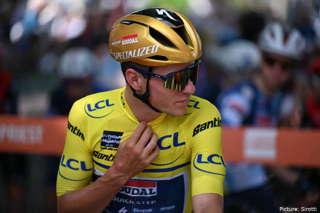 Remco Evenepoel perdió el maillot amarillo del Critérium du Dauphiné 2025 en la sexta etapa