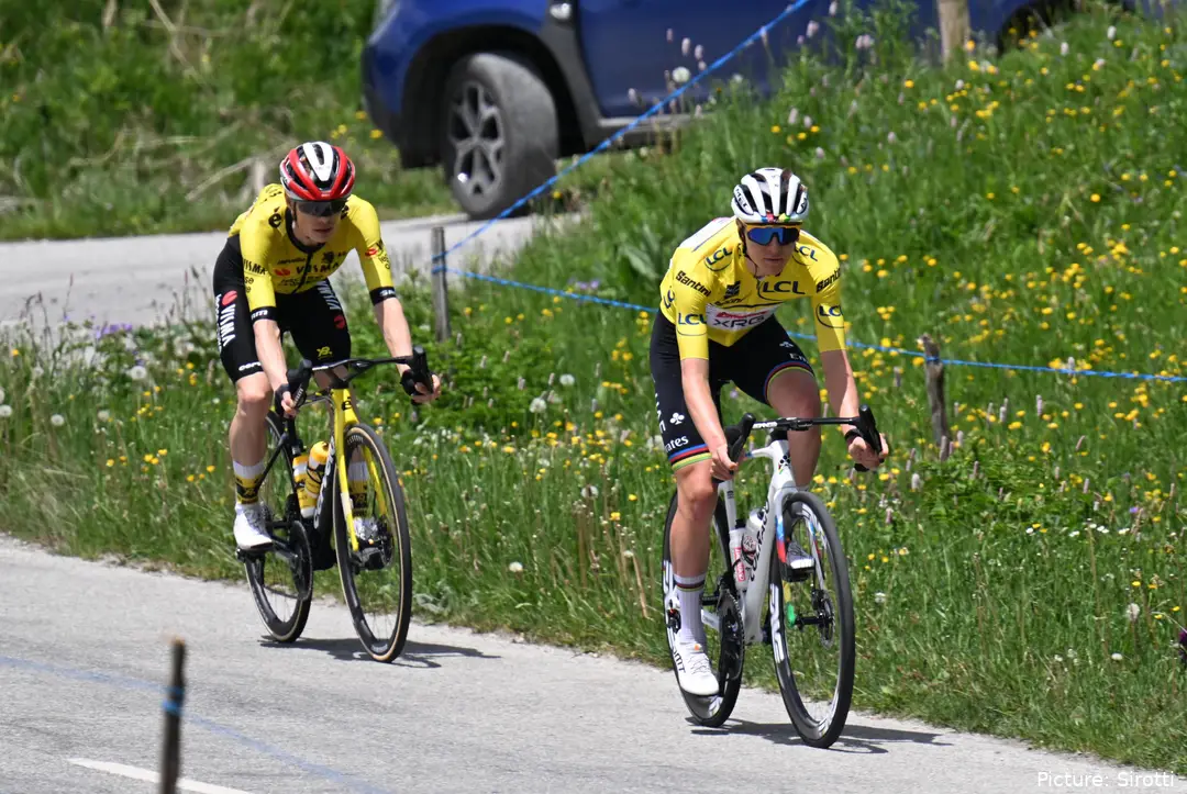 Tadej Pogacar derrotó a Jonas Vingegaard en el Criterium du Dauphiné 2025