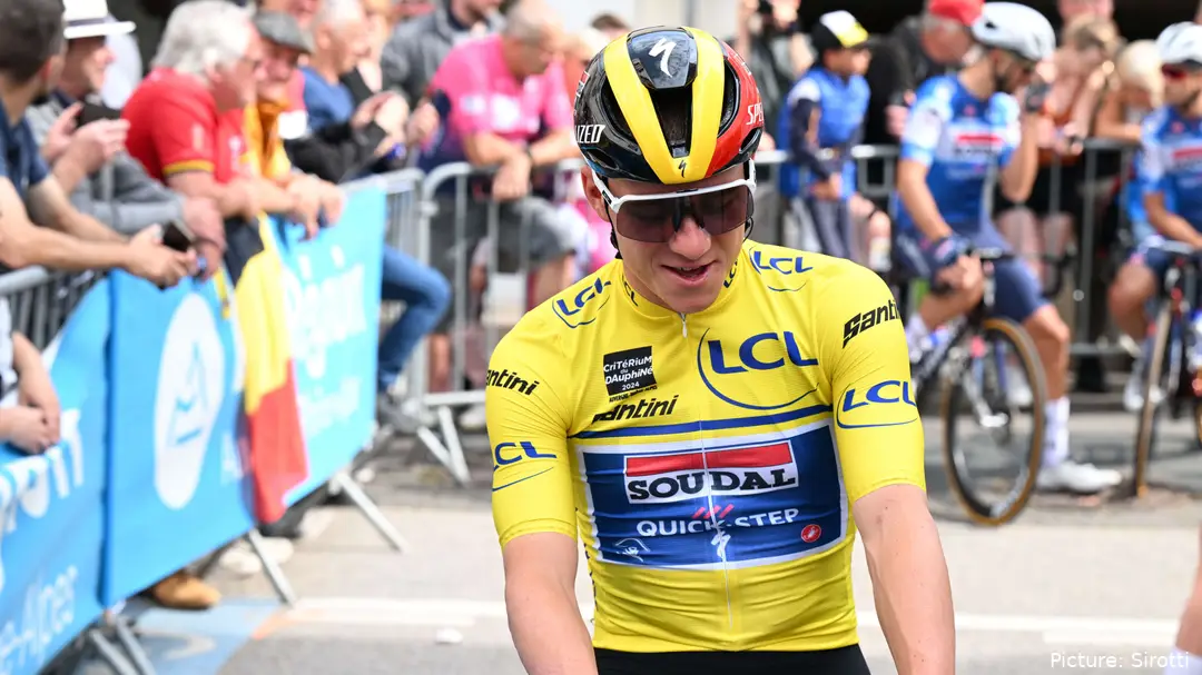 Remco Evenepoel es líder del Critérium du Dauphiné 2025 tras cinco etapas