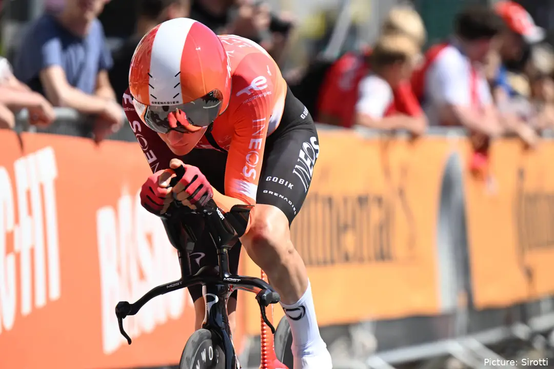 Carlos Rodríguez fue 13º en la cronoescalada de Peyragudes del Tour de Francia 2025