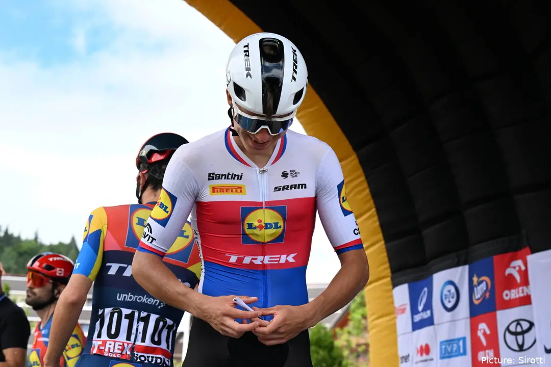 Mathias Vacek tomó las riendas del Lidl - Trek cuando se quedó Jonathan Milan