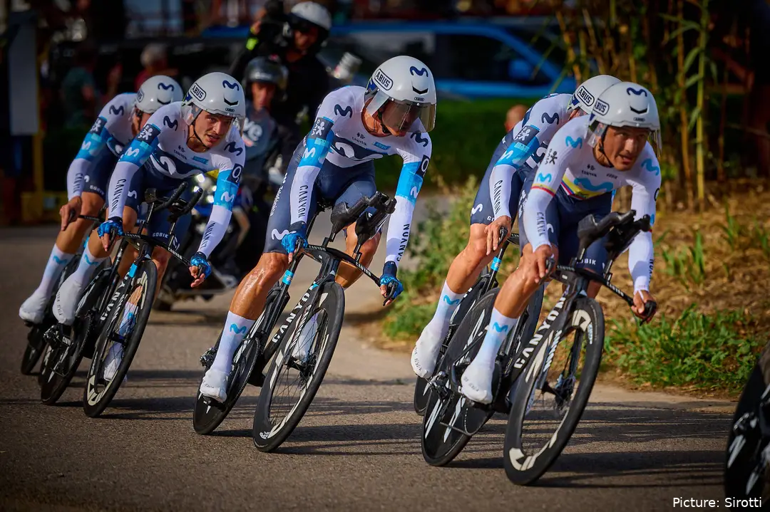 Movistar Team acaba de sacar su equipo de desarrollo.