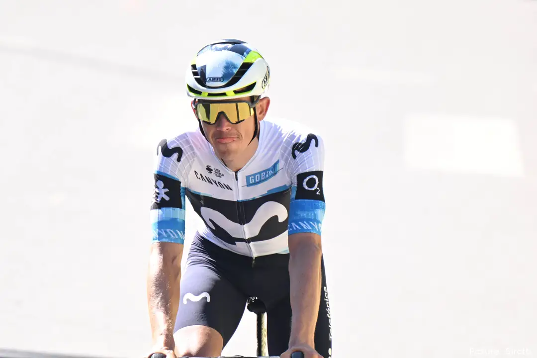 Gregor Muhlberger, en su último año con Movistar Team