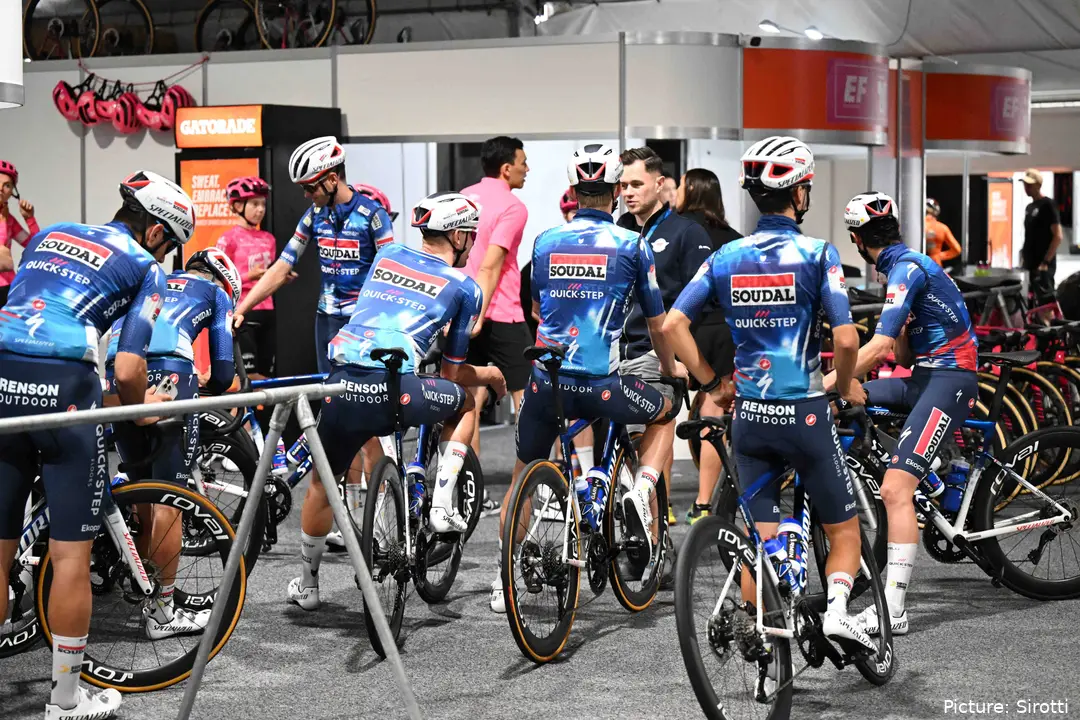 Fotografía de Soudal Quick-Step durante la temporada ciclista 2025