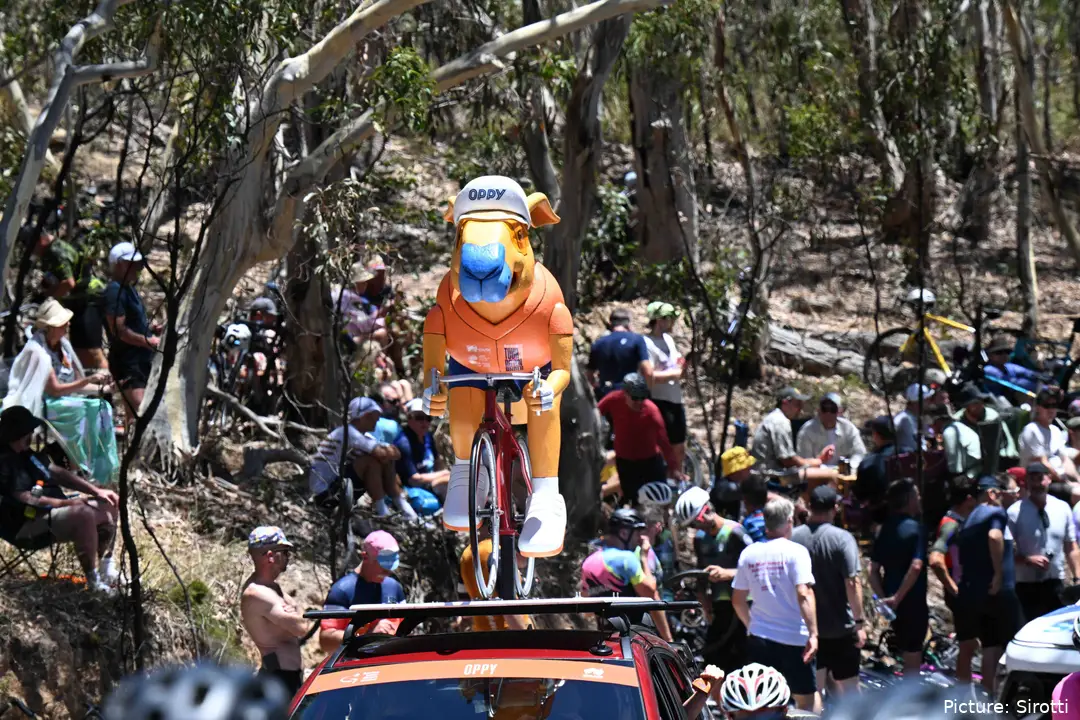 Imagen de la edición 2025 del Santos Tour Down Under