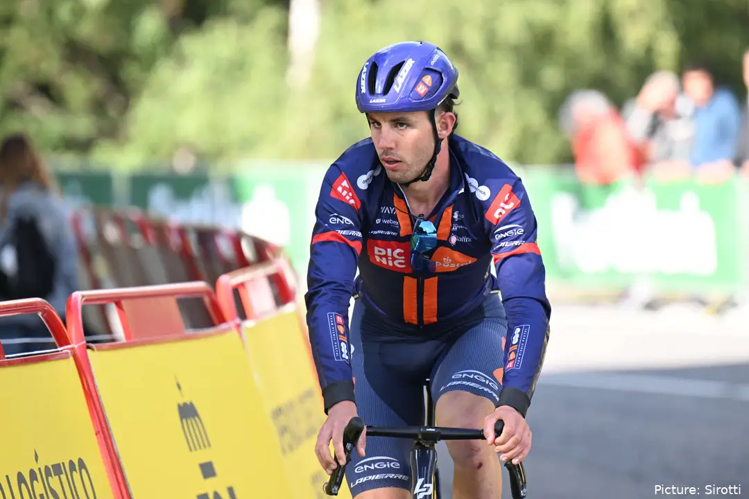 Patrick Eddy, con el maillot del equipo Picnic