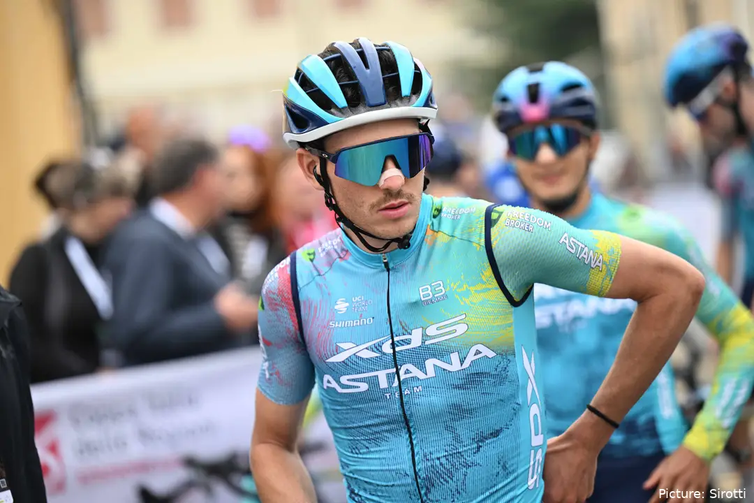 Christian Scaroni, tranquilo antes de empezar una carrera