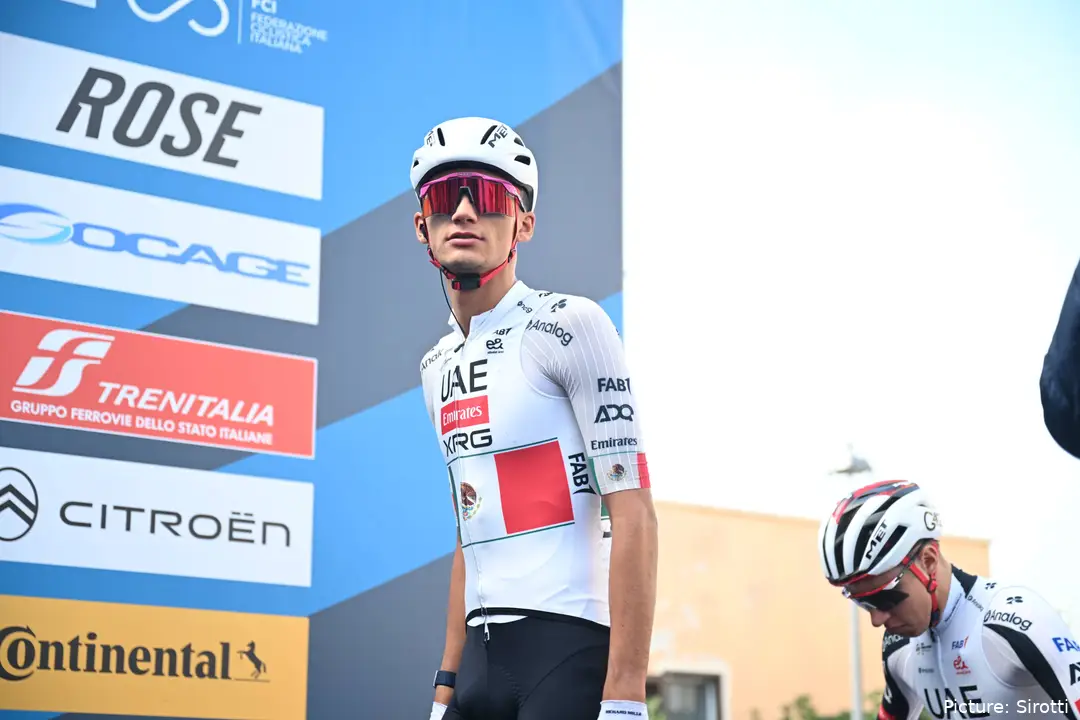 Isaac del Toro, en la Tirreno Adriático 2026