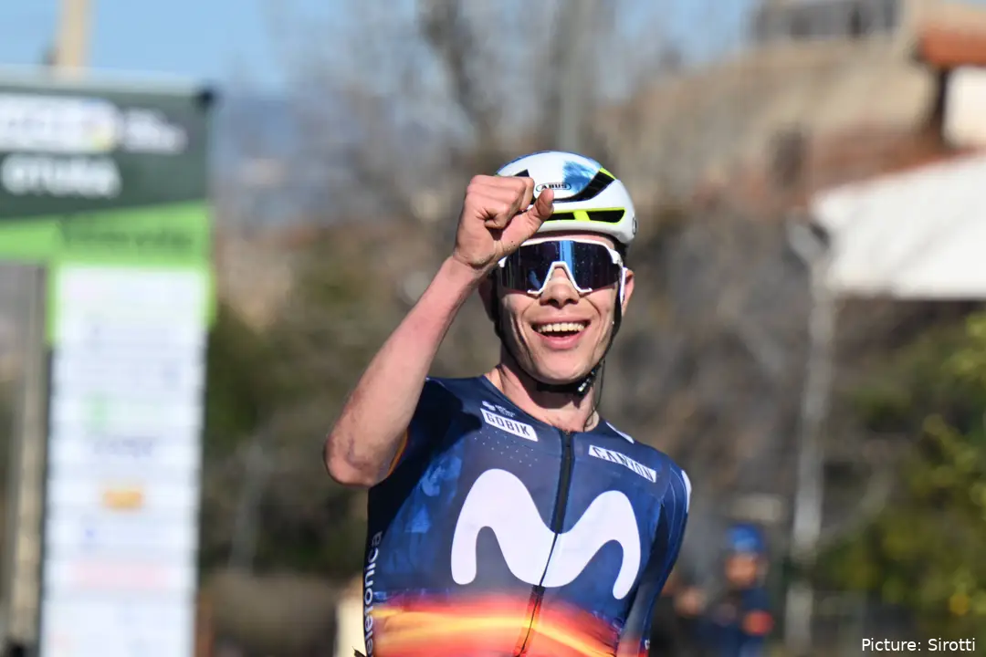 Iván Romeo, estrella de Movistar Team.