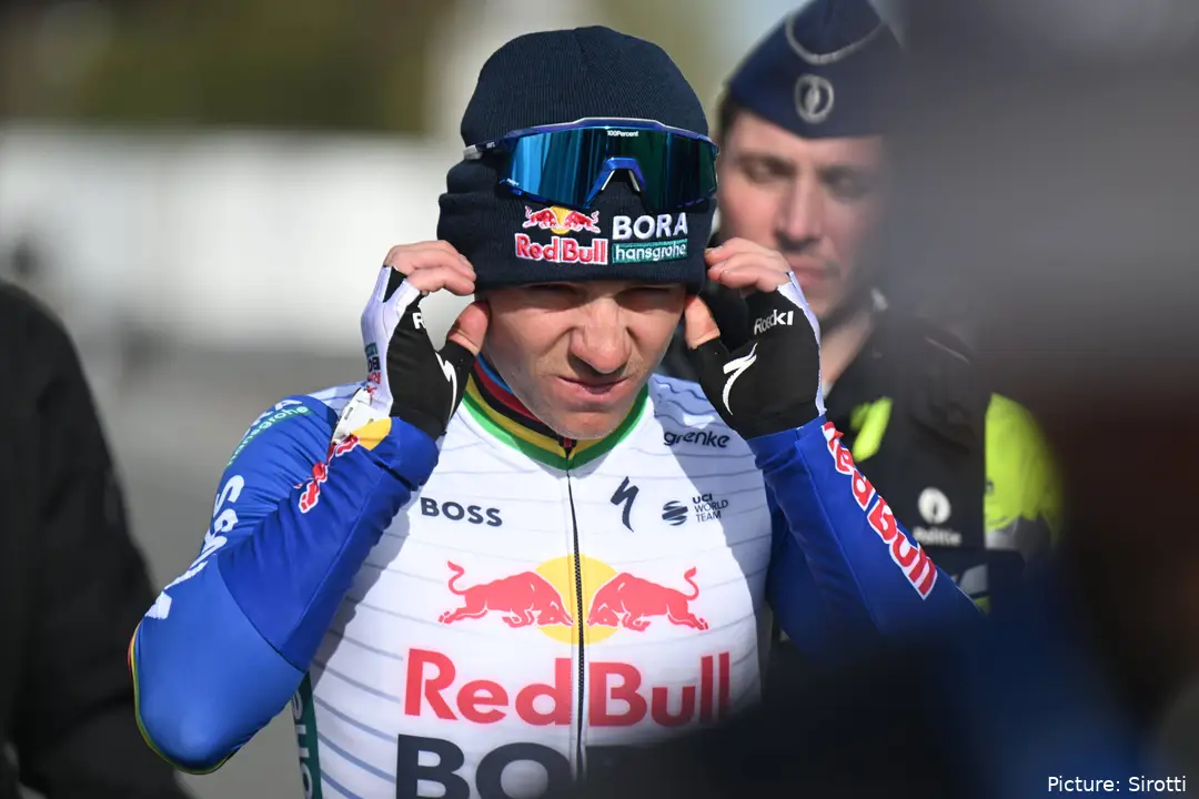 Remco Evenepoel celebra un triunfo