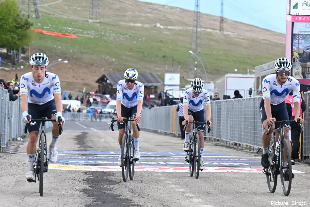 Movistar Team en la temporada 2026.