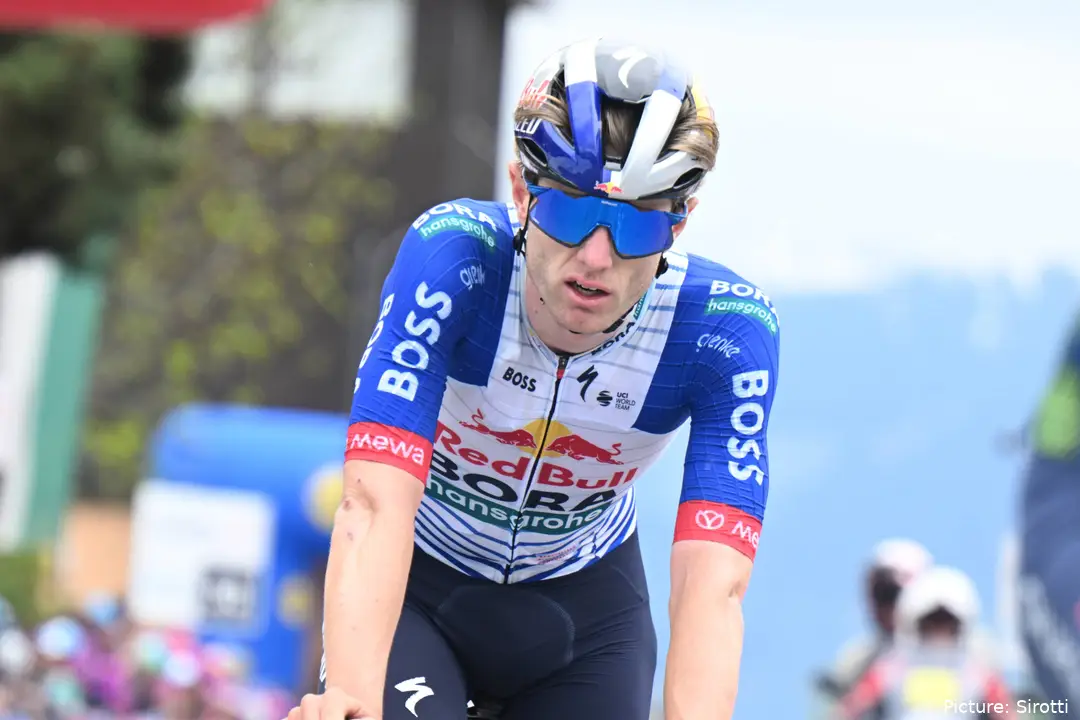 Finn Fisher-Black en el Tour de Romandía 2026